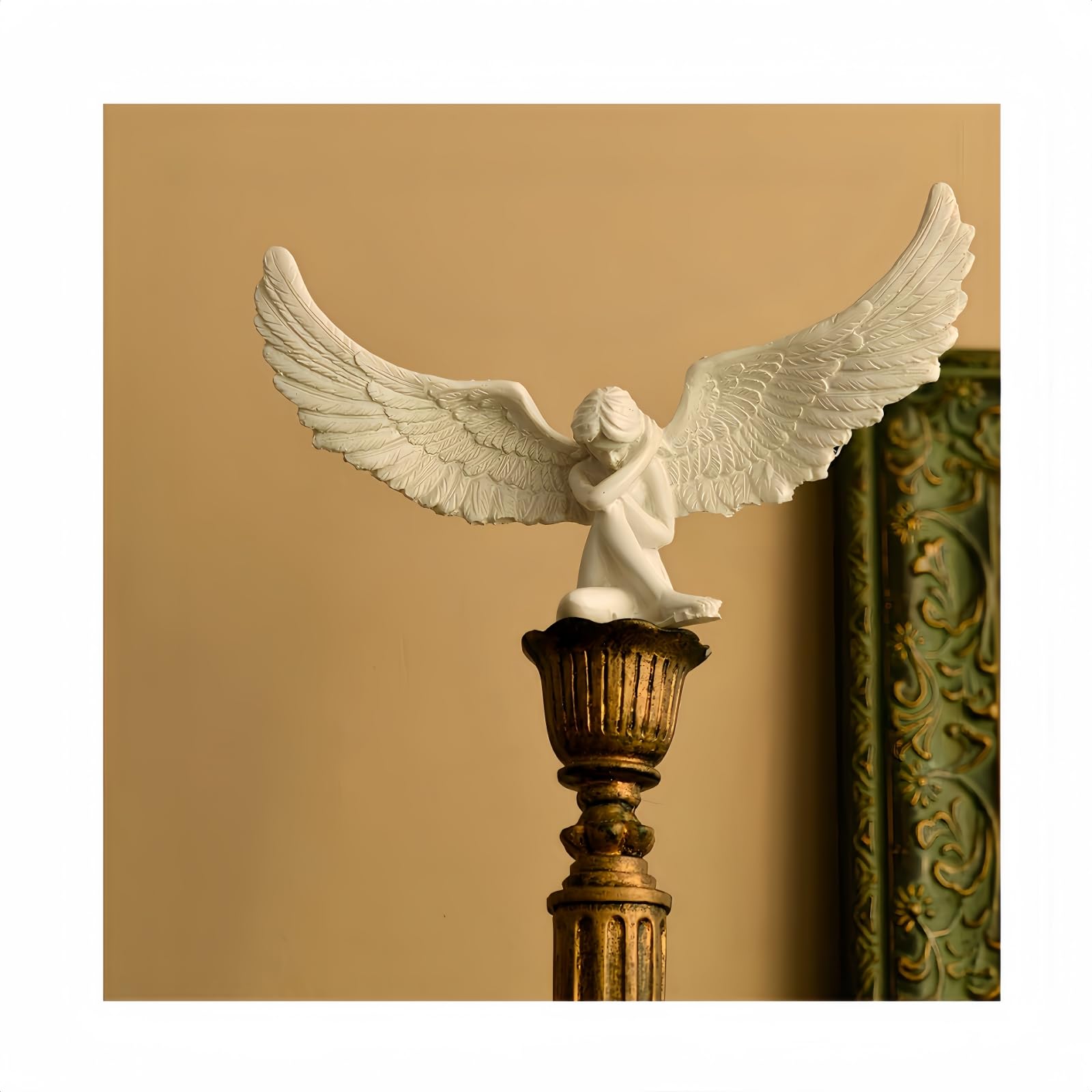 Sobbing Angel Garden Statue Goddess Angel Statues Resin Ornaments Angel Figurine Home Desk Decoration Garden Angel Statues