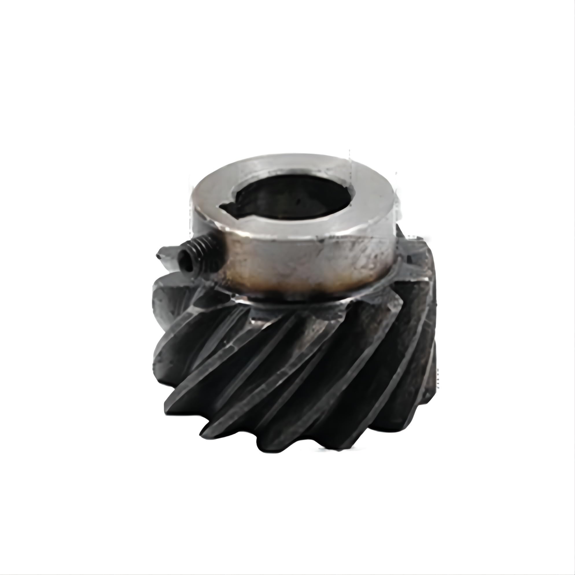 2 Stück 2 Module 12 Zähne Schrägverzahntes Kegelrad - 10-15 mm Bohrung Stahlzahnrad for 90-Grad-Getriebe in der Landwirtschaft(2M 12T 12mm bore 4mm key Left Right)