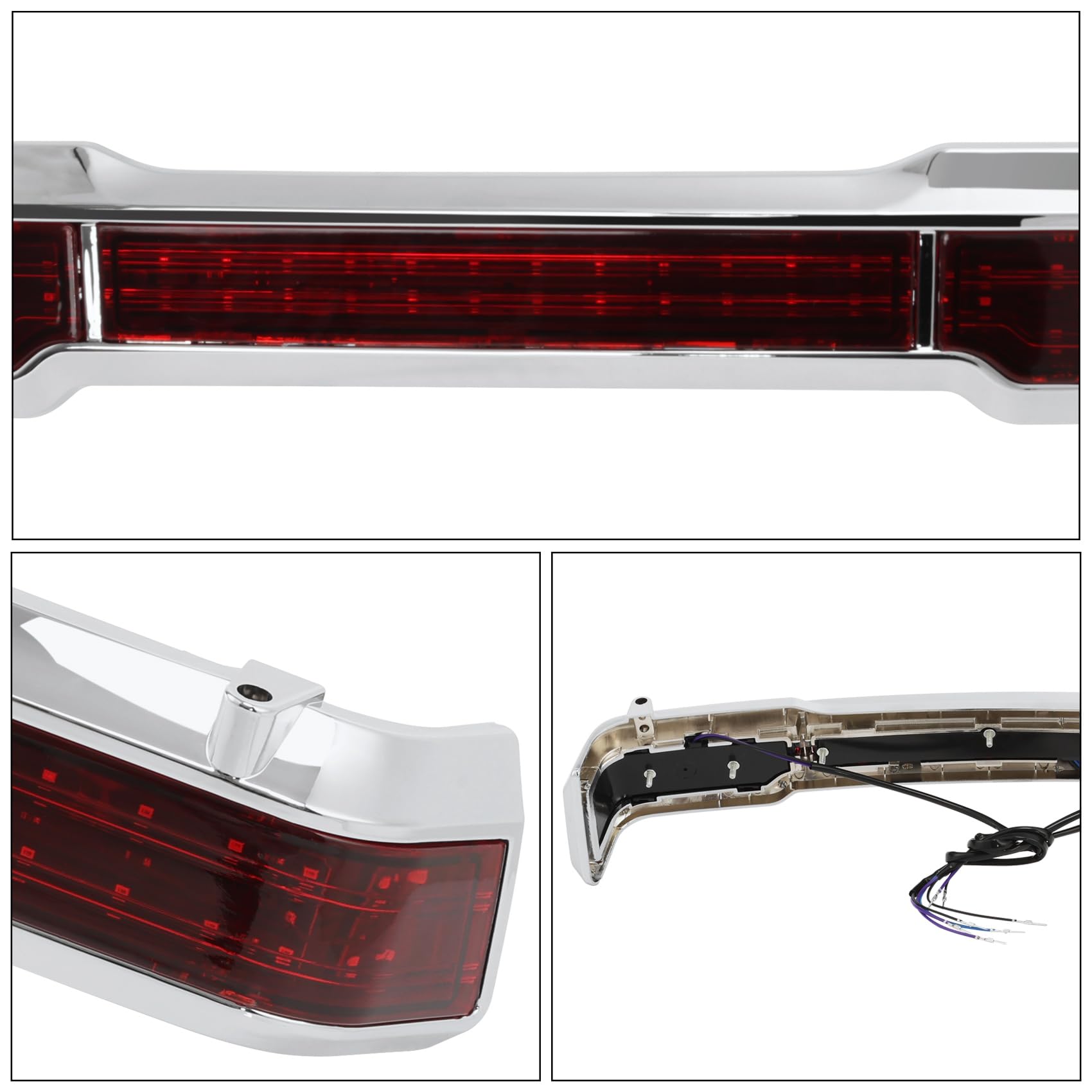 Amazon.com: TCMT LED Tail Light Trunk Wrap Around Fits For Harley