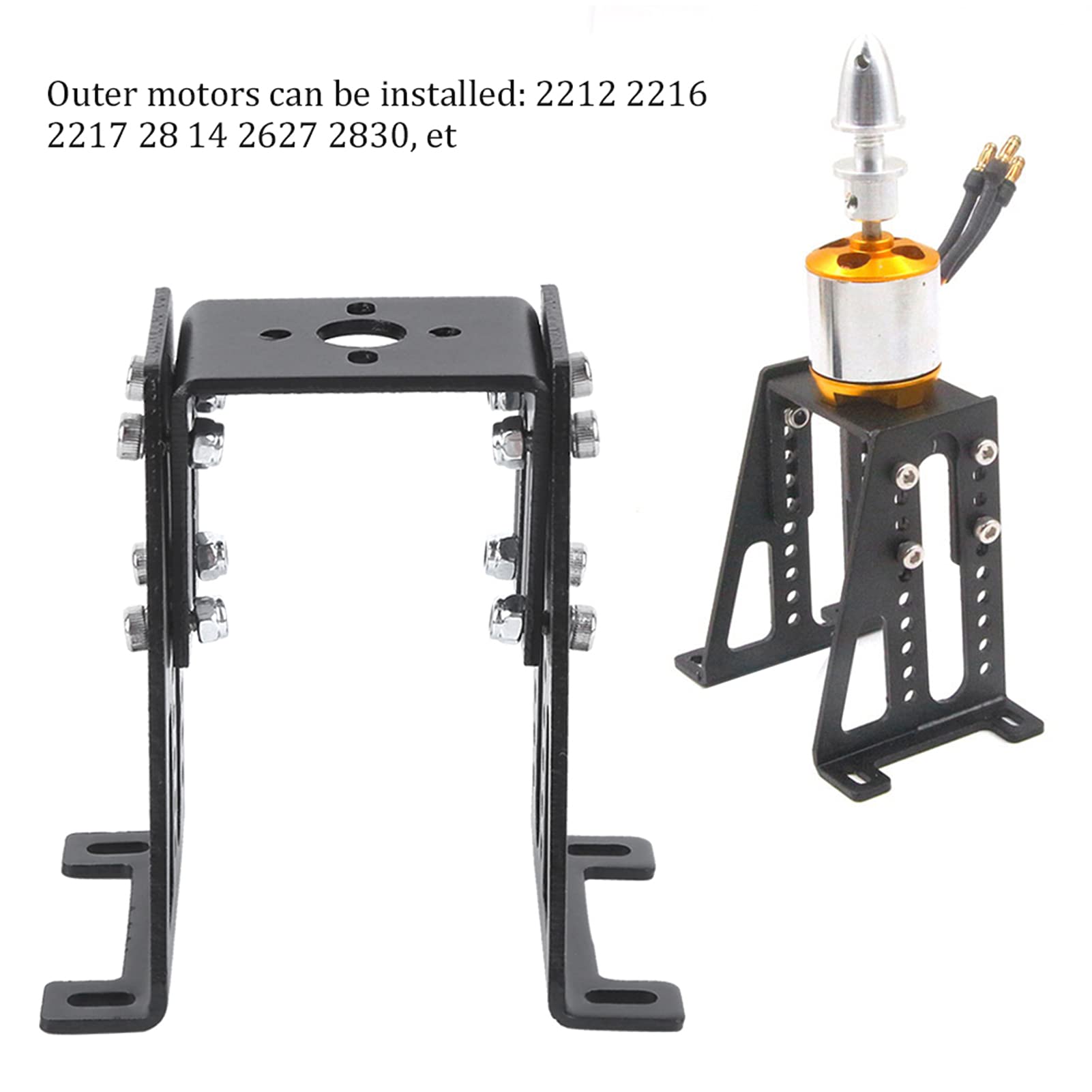 Oumefar RC Airplane Motor Mounting Support Airplane ModeL Part for Airplane ModeL for RC Motor Accessory. (Small Model) - Image 2