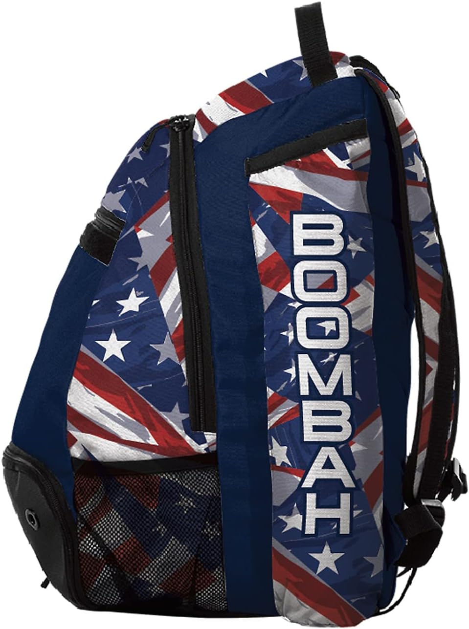 Boombah Prospect USA Independence Bat Bag - 20.5" x 16" x 16" - Navy/Red/White