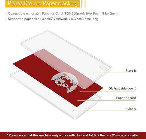 Miniatura 6 de Mini máquina de troquelado portátil para manualidades, máquina de troquelado para manualidades, máquina de repujado para tarjetas de papel,
