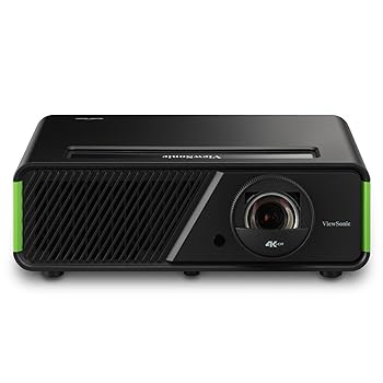 ViewSonic X2-4K UHD 4K HDR Smart Short Throw Projector for Home Cinema & Gaming, Black