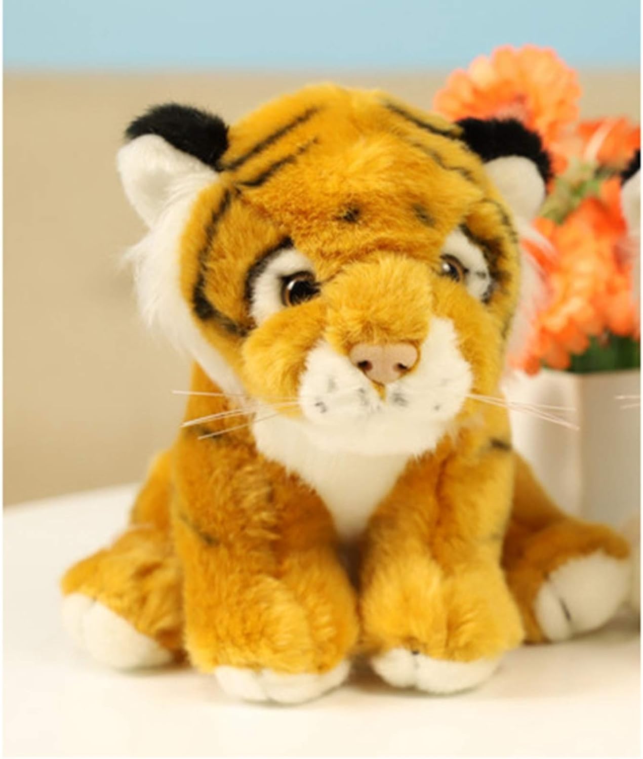 とら ぬいぐるみ かわいい 添い寝枕 子供 15cm ふわふわ 縫い包み 玩具 お祝い 動物 気持ちいい お人形 昼寝 タイガーb ギフト キッズ 抱き枕 スーパーソフト プレゼント 女の子 だきまくら 人形