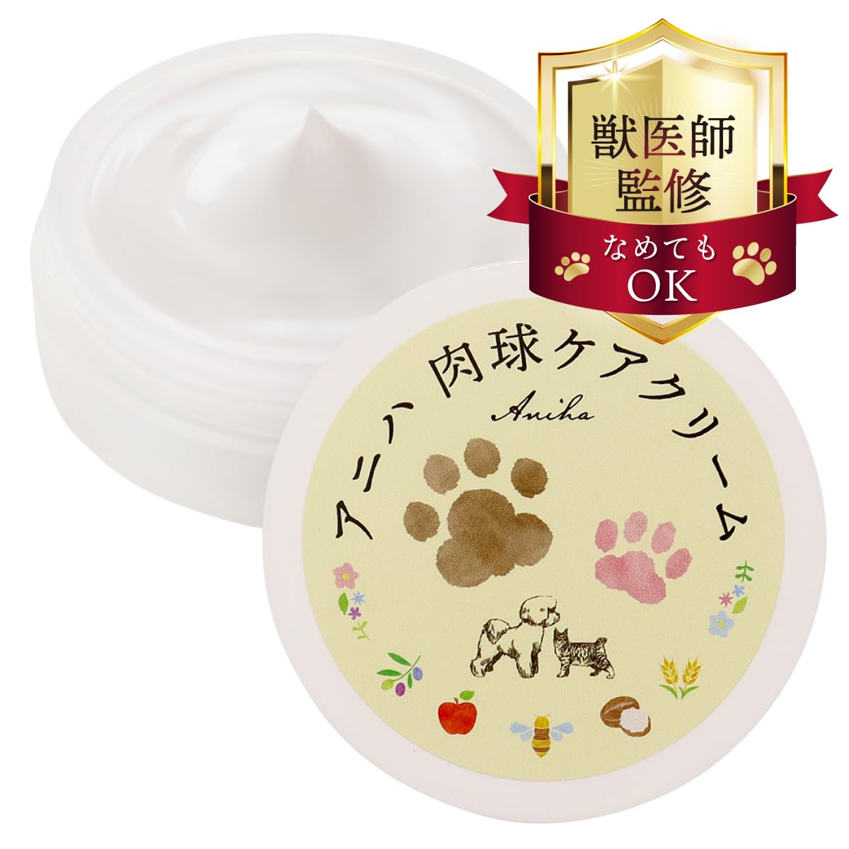 Amazon | アニハ 犬猫用 “舐めてもOK” 肉球ケアクリーム【獣医師監修
