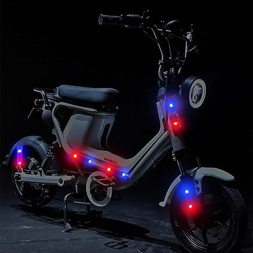 Miniatura 3 de WONFAST - Paquete de 2 lámparas solares de advertencia, impermeables, mini LED, luz estroboscópica para automóvil, luz estroboscópica de seguridad