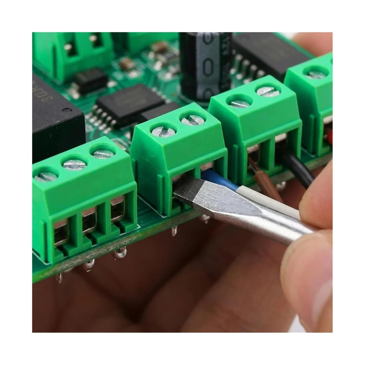 50/200PCS Terminal Block Connector KF301 KF306 2Pin Terminal Blocks 5mm Straight Pin High Current Assortment Kit