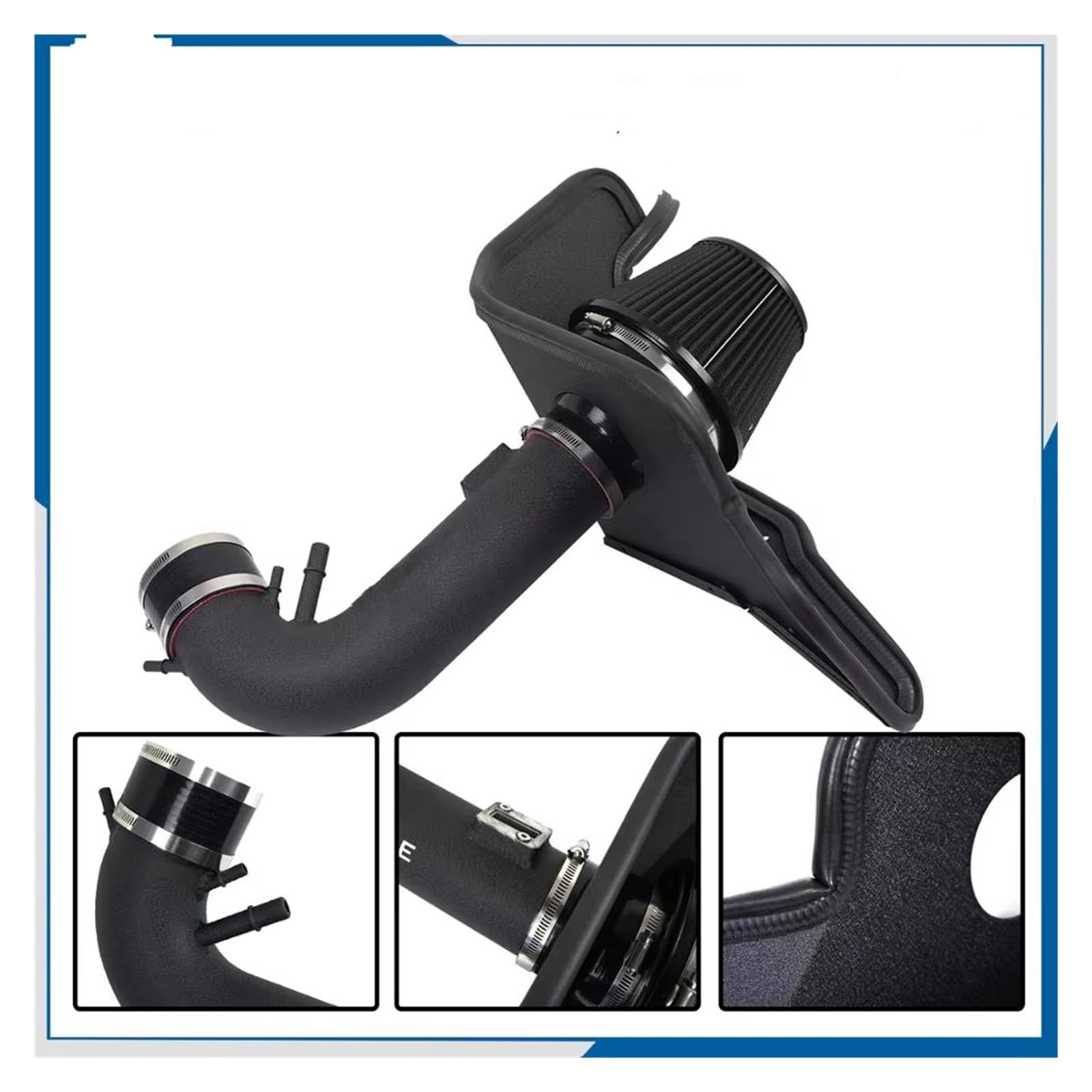 Filtro De Aire Del Motor Para Ford Para Mustang GT 5.0L V8 Gas 2015-2017 Turbo Tubo Entrada Aire Frío Kit Tubo Entrada Con Filtro Aire Alto Flujo