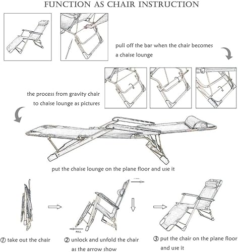 Miniatura 7 de Dporticus - Juego de 2 sillas de salón con reposapiés y almohada extraíble para exteriores