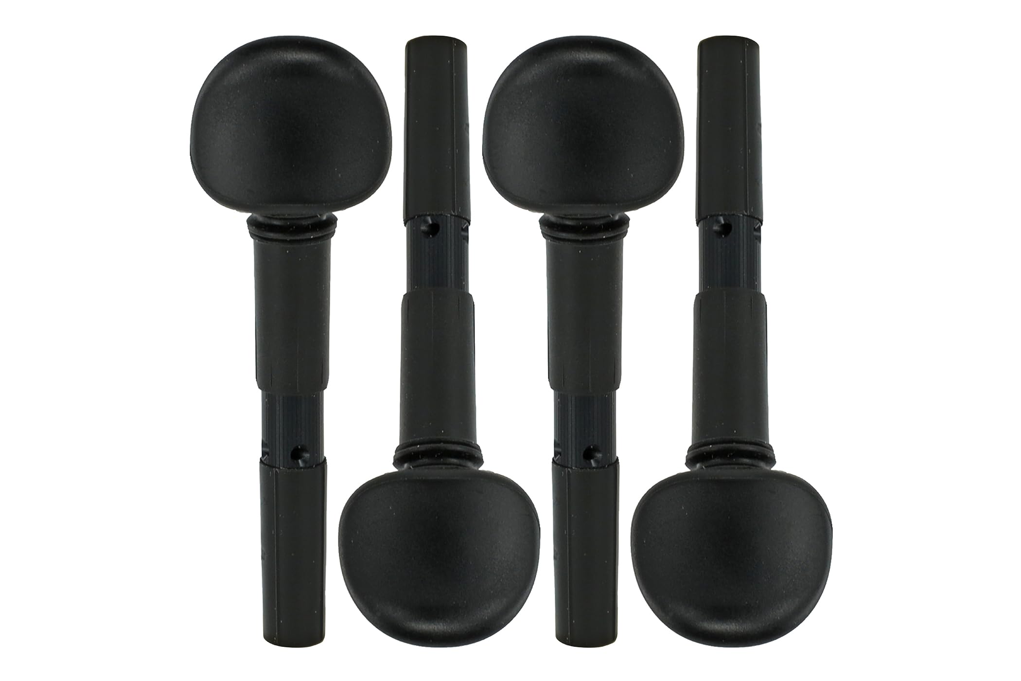 Wittner 270111MO4, Set mit 4 Violin Feinstimmwirbeln, für 4/4-3/4 Violine, Ø 8,6/1:30, schwarz, 4er Pack, Made in Germany