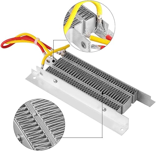 Miniatura 7 de Elemento calefactor, calentador eléctrico de cerámica de 12 V 400 W, aislamiento termostático, elemento calefactor PTC para calentador,