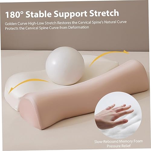 Miniatura 3 de Ergonomic Pillow for Neck Pain, Orthopedic Contour Neck & Cervical Pillows, Cervical Support Pillow for All Sleeping Positions (Side, Back, Stomach)