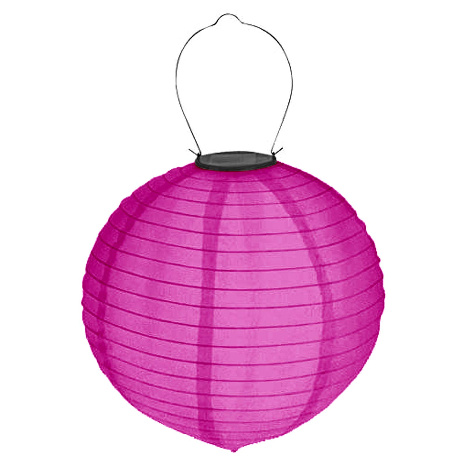 8er Set Solar LED Lampion Ø 20 cm Party Garten Laterne Bunt Deko Lampenschirm Lampe Kugel Gartenlampion