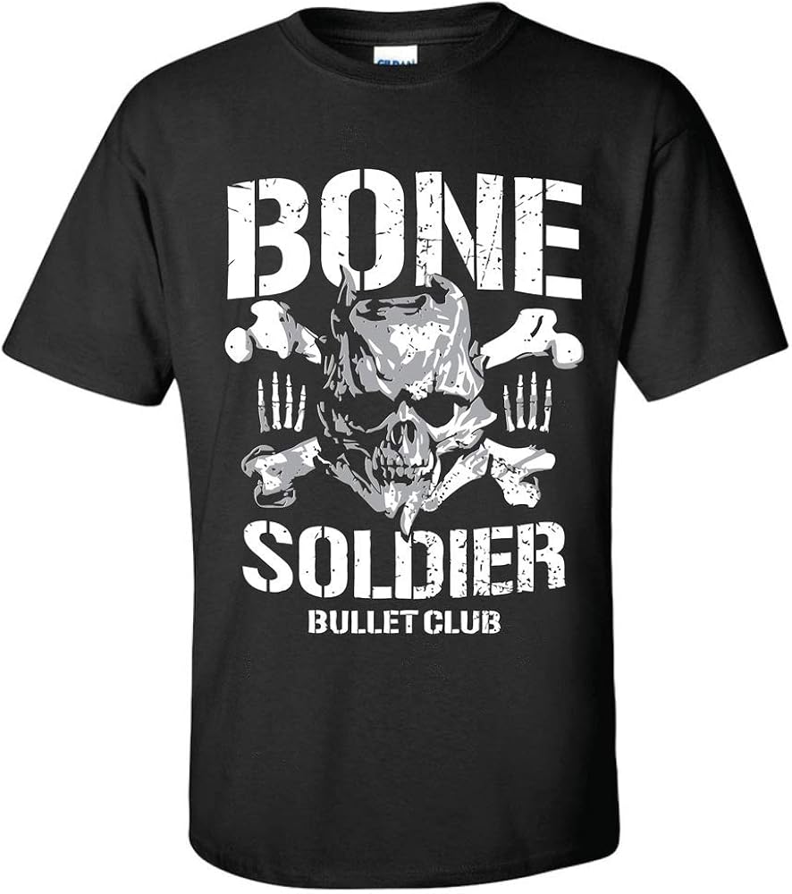 Ln Bullet Club Bone Soldier T-Shirt -M 