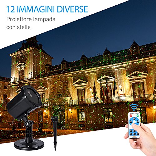 Proiettore Luci Natalizie Amazon.Netz Kette Proiettore Luci Di Natale Da Esterno Per La Facciata Della Casa Strange Things