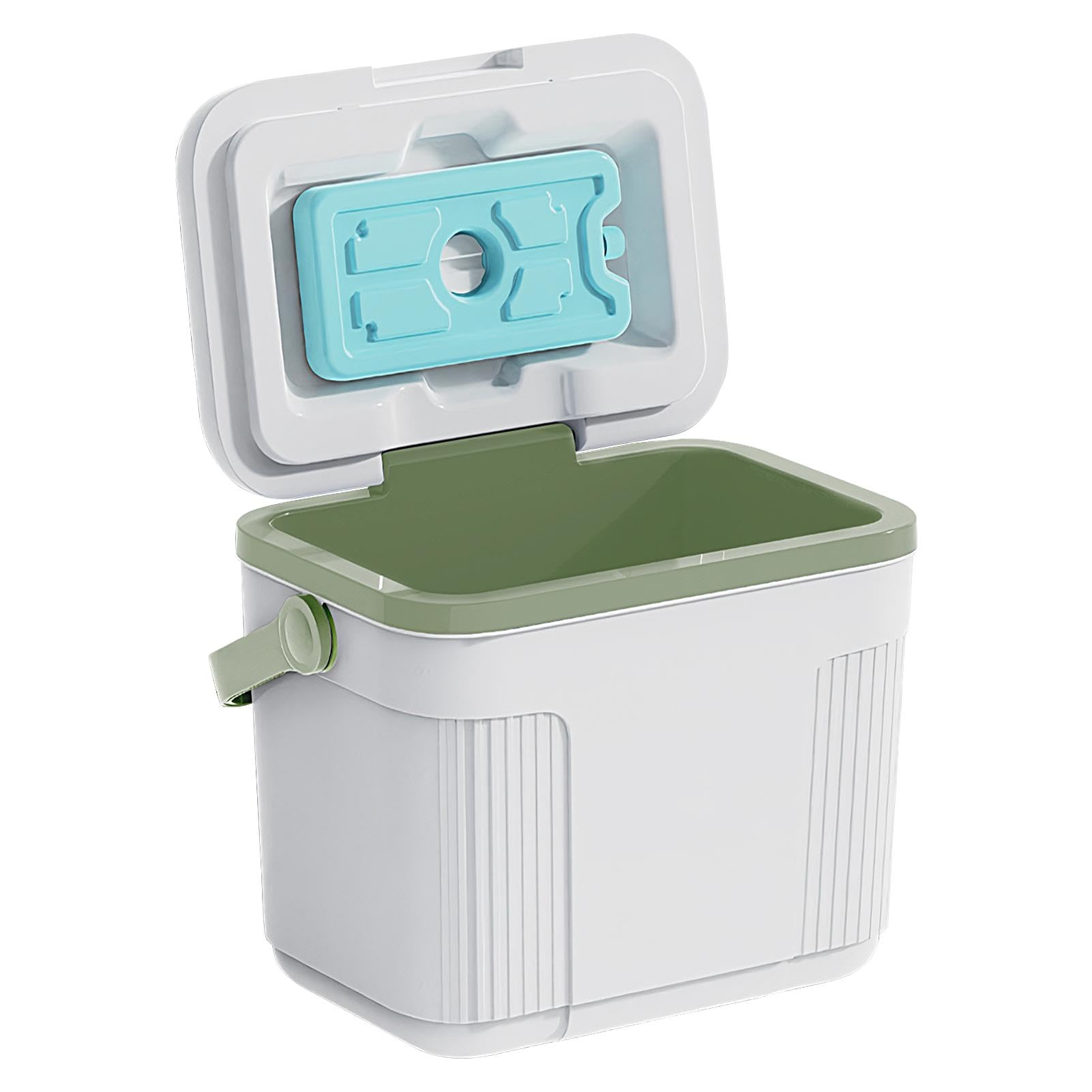 Nevera portátil de camping – Nevera de 10 litros, nevera portátil pequeña, caja de congelador, caja dura de picnic y | Nevera aislada para camping, cockgating, playa, picnic 33 x 23,2 x 29,5