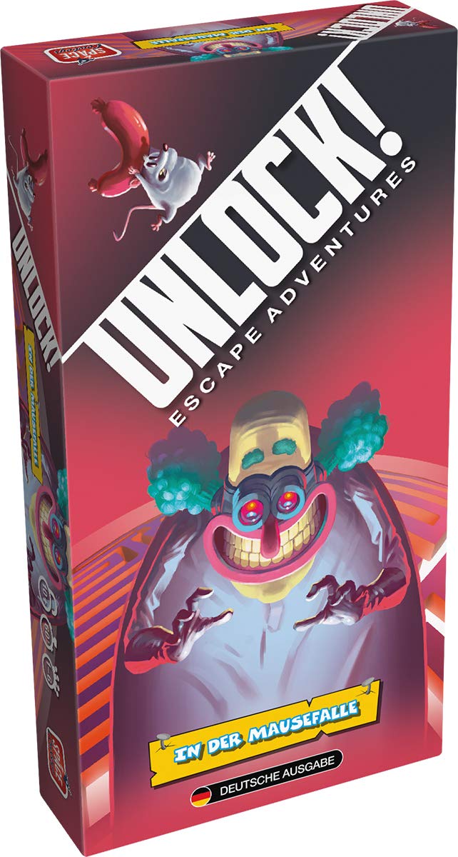 Asmodee, Unlock! - L'isola del dottor Goorse, gioco per famiglie, gioco di puzzle, 2-6 giocatori, da 10+ anni, 60+ minuti, tedesco