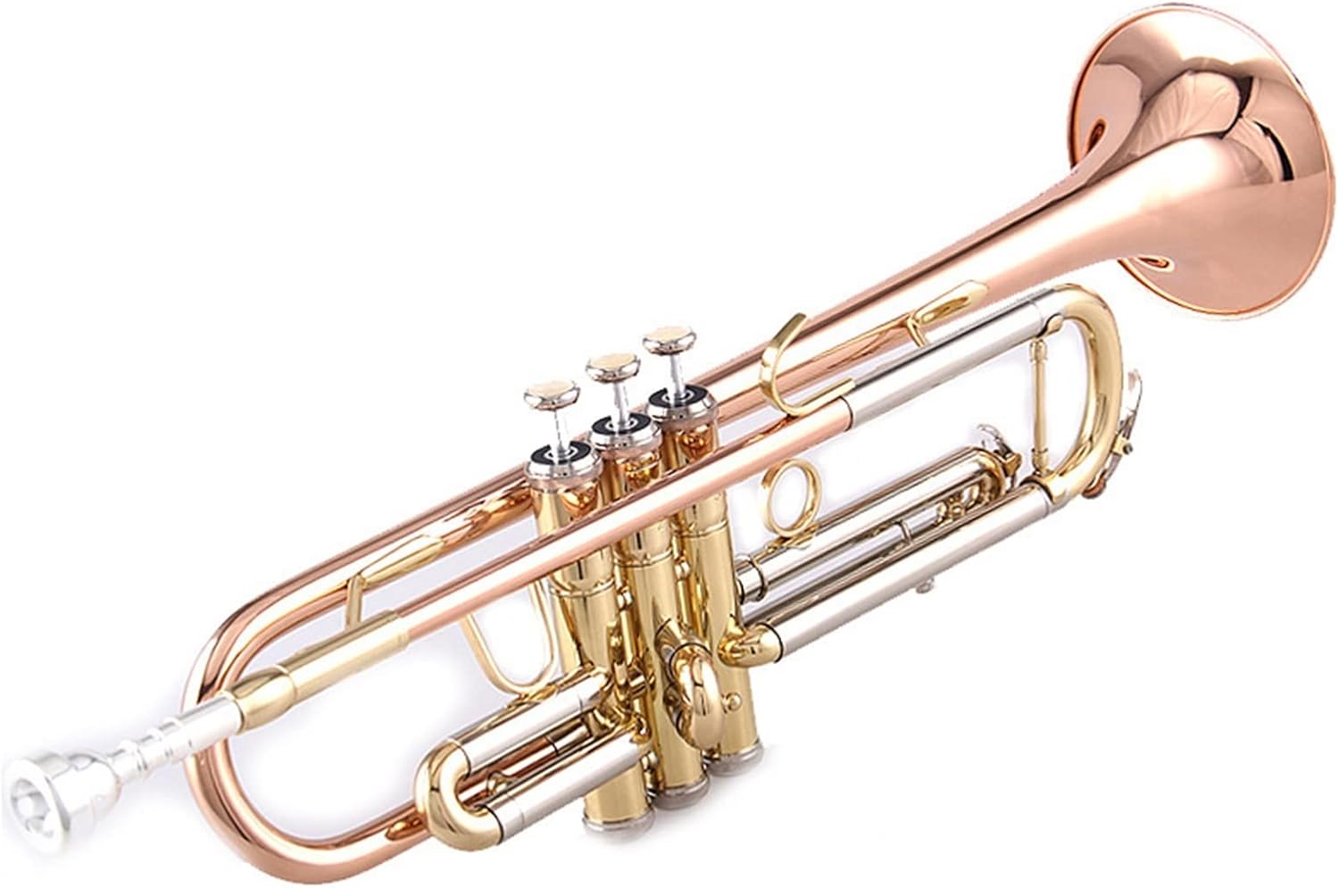 Bflat Trumpet Rose Gold Threecolor Contrast Design