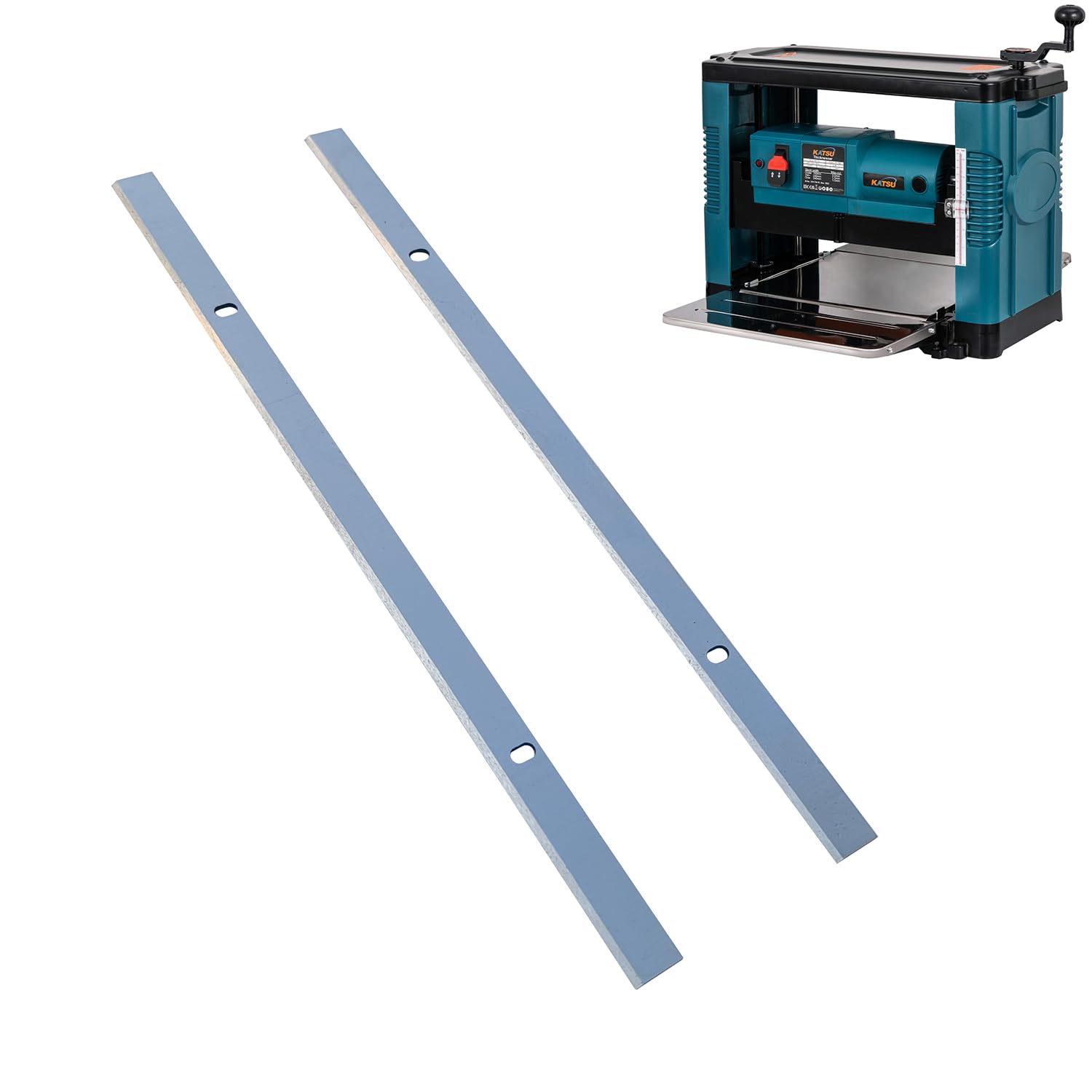 KATSU Tools Lame per pialla a spessore Confezione Coltello per pialla HSS per 100772 1850 W 330 mm Pialla a spessore e altri marchi Accessori per utensili per la lavorazione del legno
