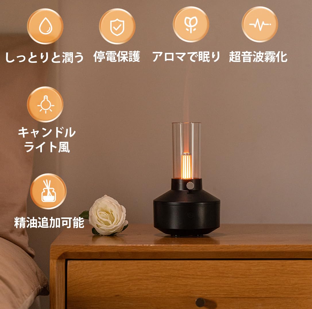 Amazon.co.jp: Cywinfow アロマランプ・ナイトライト