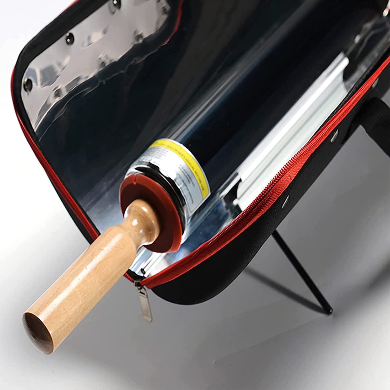 Four solaire d'extérieur, cuisinière solaire intégrée pour barbecue, réchaud portable, réchaud de camping, cuisinière solaire avec une efficacité supérieure, pour les outils de cuisine de randonnée