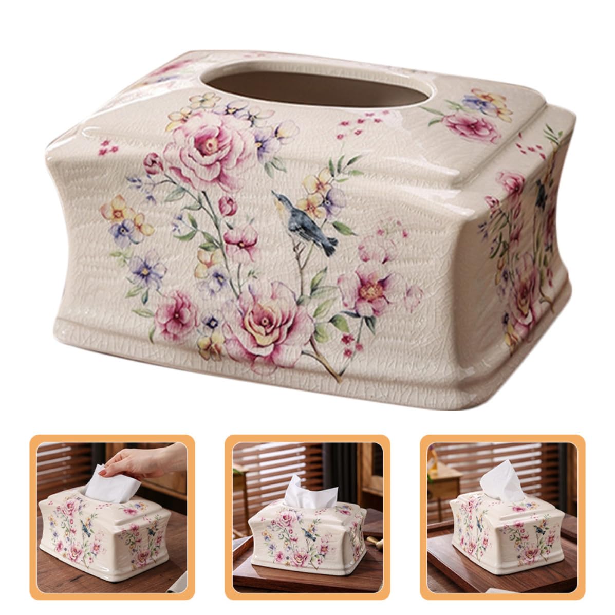 POPETPOP Porta Quotidiana Moderno o Ceramica in Europeo Tovaglioli Stile Resistente All'usura di Organizzatore per Tavolo da Pranzo o Ristorante