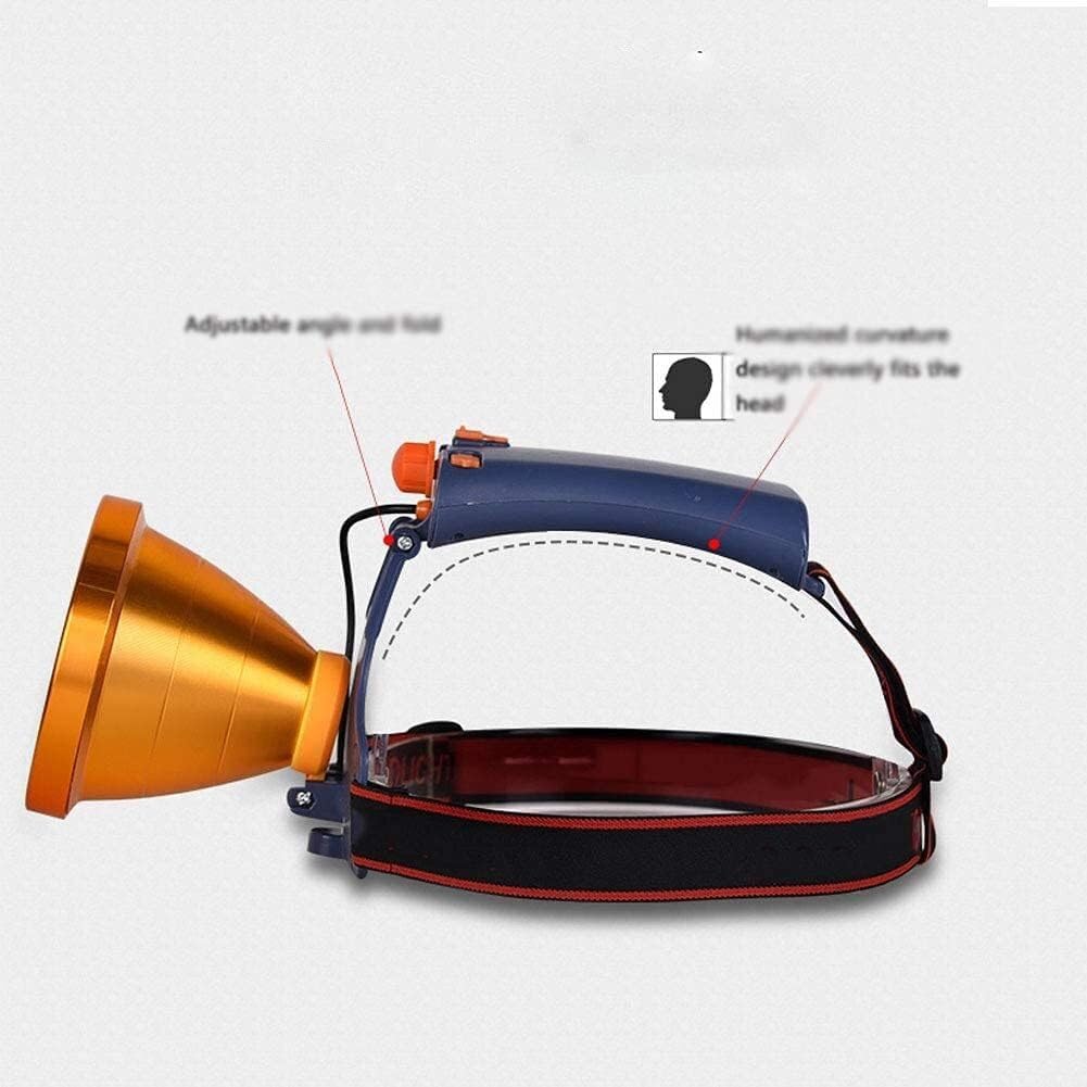 Linterna Frontal LED, lámpara de Cabeza con Copa de Agua, Linterna Frontal, lámparas Frontales Impermeables, Las Mejores Luces Frontales, perfectas for Correr, Caminar, Acampar y Pescar