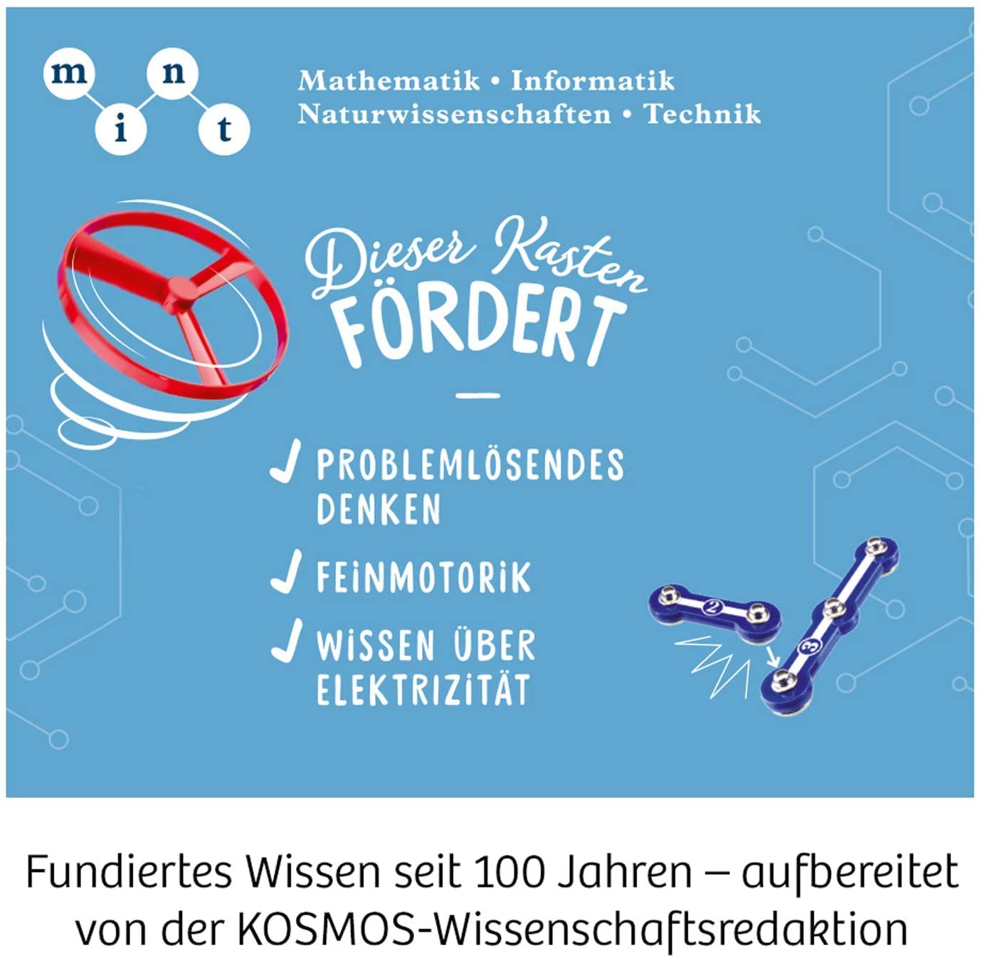 Kosmos 620547 Easy Elektro Start Experimentierkasten Elektrotechnik Motor Messgerät