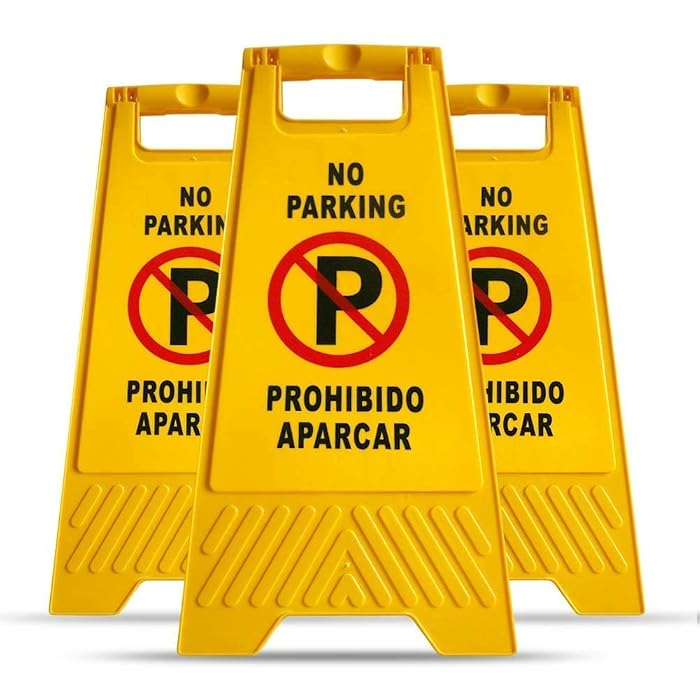 Buy MYSBIKER No Parking Signs No Parking Cones 2 Sided Fold Out Floor buy-mysbiker-no-parking-signs-no-parking-cones-2-sided-fold-out-floor