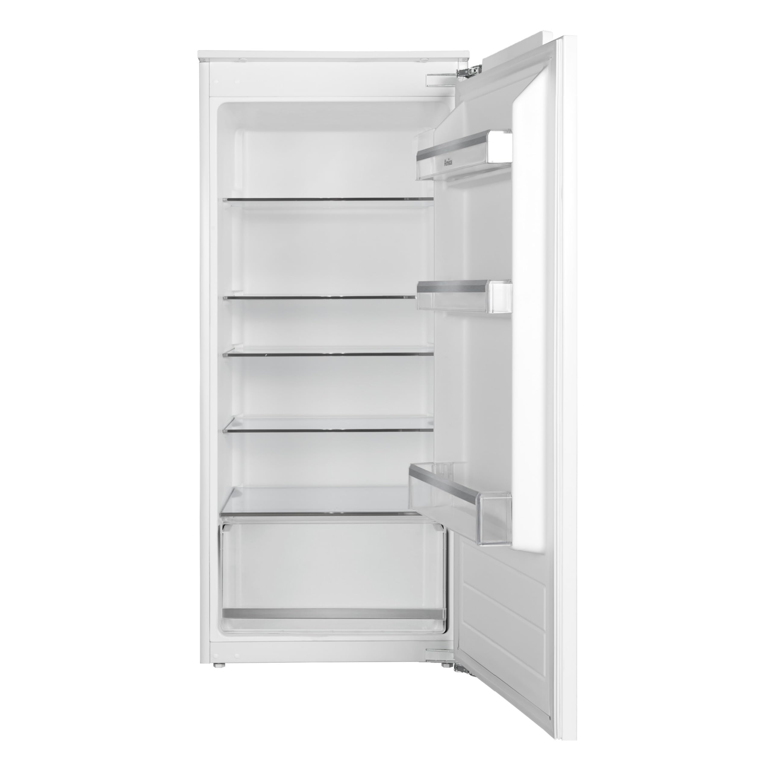 Amica Einbau Kühlschrank 197 L 122,1x54x54 cm EVKSS 352 221 | 1220 mm Nische, Schlepptür-Technik, Inverter Kompressor, Elektronische Steuerung, Tür-Offen-Alarm, LED Beleuchtung