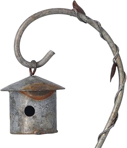 Miniatura 7 de Casa de muñecas en miniatura a escala 1/12, muebles de casa de muñecas a escala 1:12 1:6 modelo de cobertizo de pájaros en miniatura de aluminio,