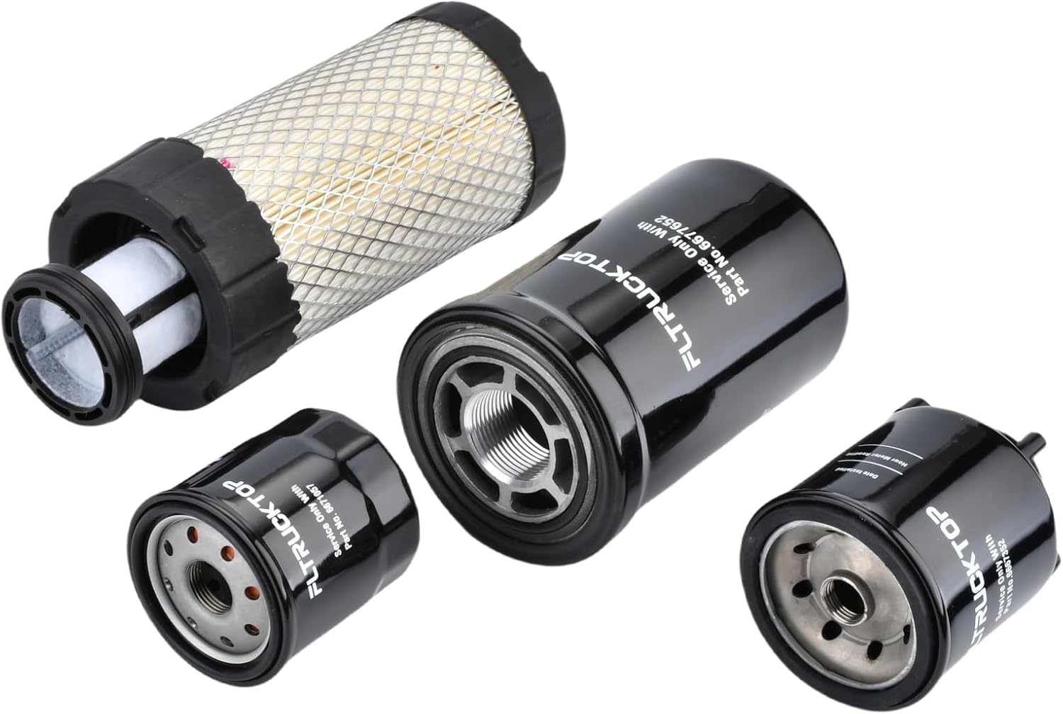 Maintenance Filter Kit Compatible with Bobcat Mini Track Loader MT52 MT55 MT85 MT100 Replace 6687262 6687263 6677652 6671057 6667352