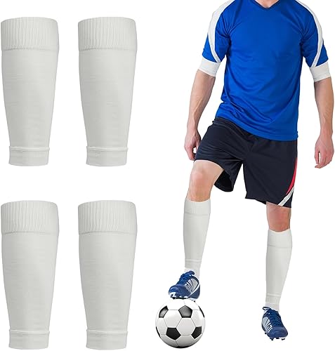 Paquete de 2 calcetines de compresión para pantorrilla, sobre la pantorrilla, fútbol, béisbol, baloncesto, rugby, lucha libre