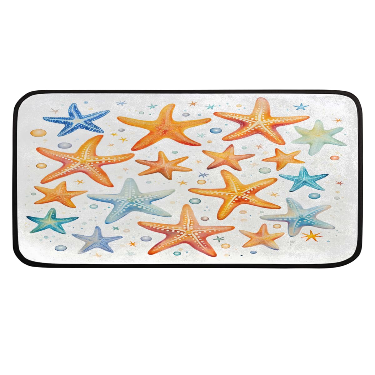 Tapis de cuisine anti-fatigue lavable motif étoiles de mer tapis de sol 99 x 51 cm