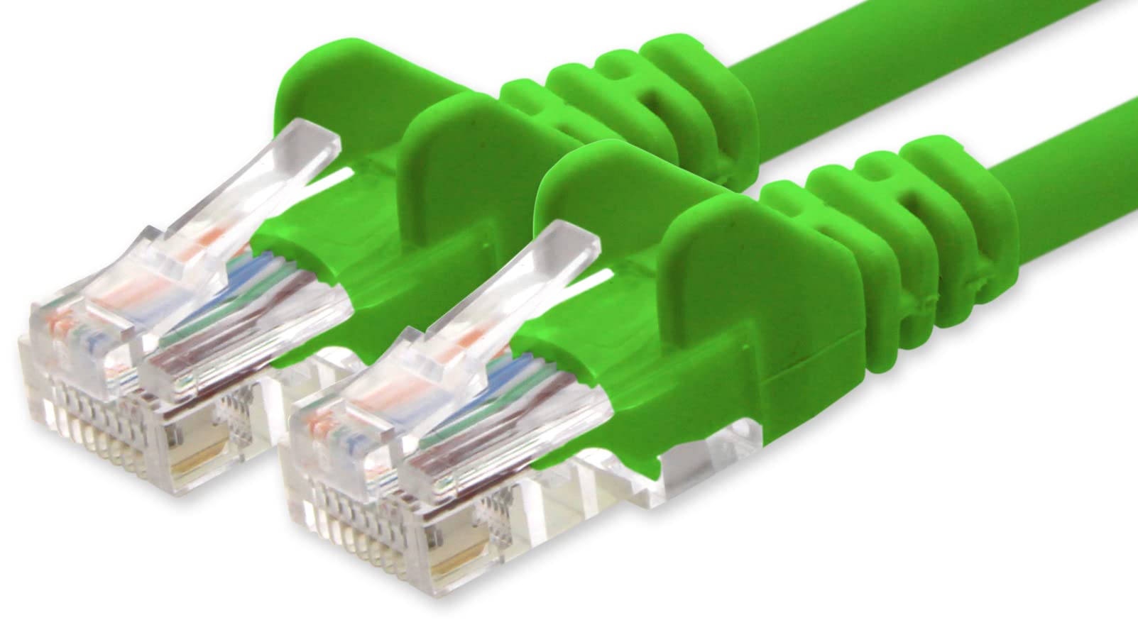 1aTTack.de Netzwerkkabel Cat.6 - grün - 1x - 0,25m - CAT6 Ethernet Kabel Lankabel 1000 Mbits Patchkabel