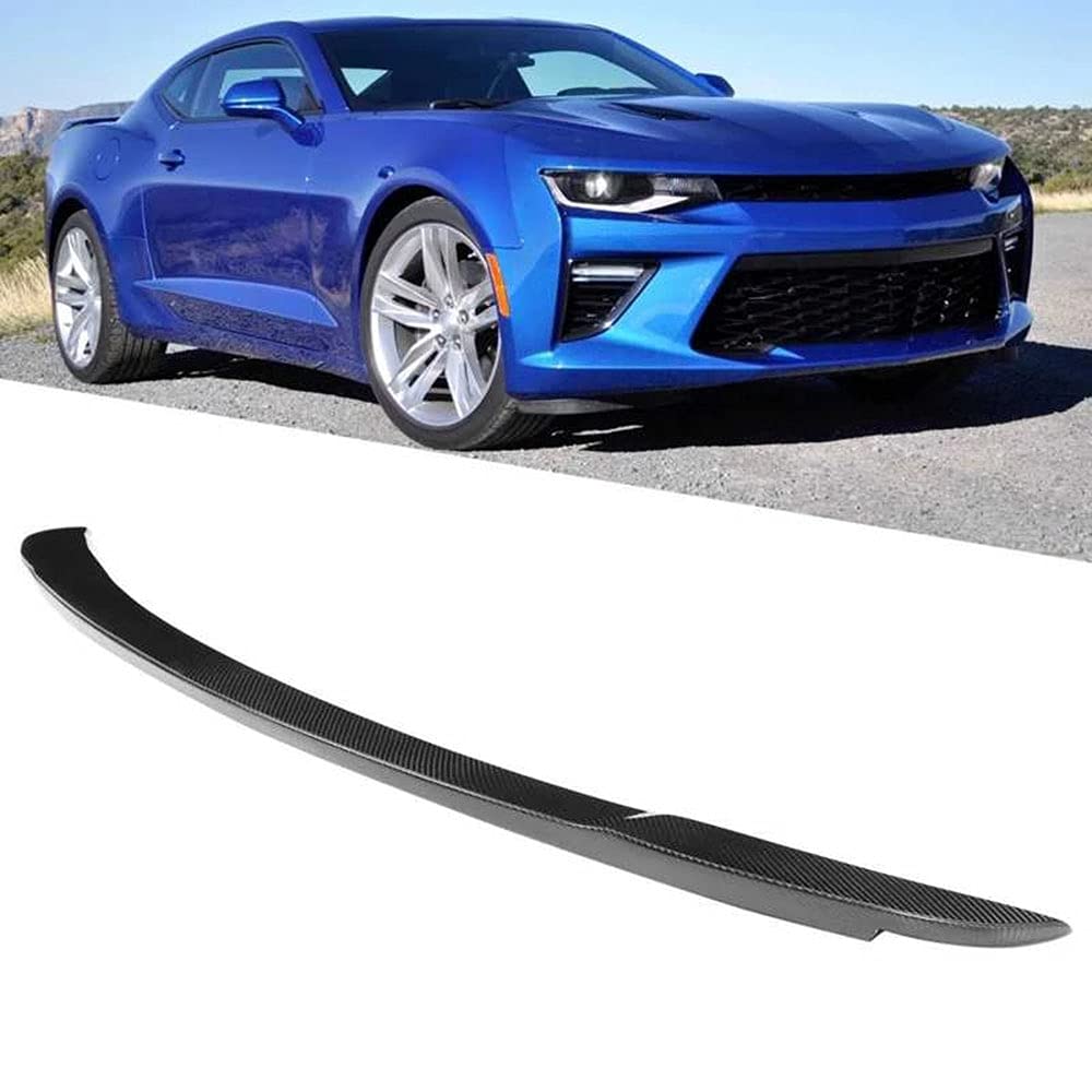 Buy LIUSBI Spoiler, Carbon Fiber Trunk Wing Deck Cover Outer Trim Cover