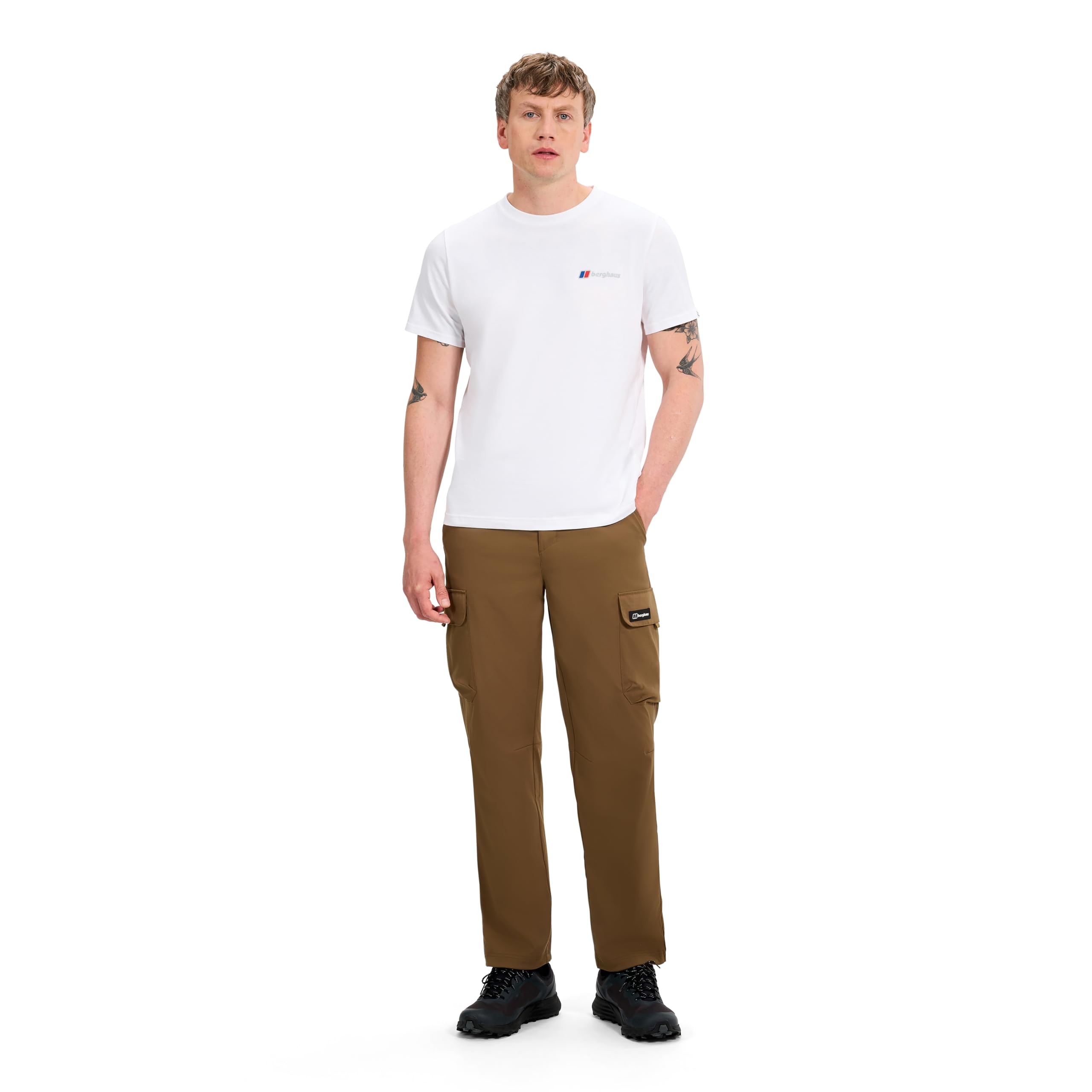 Berghaus Men's Everyday Cargo Full Leg Pant, Bark, 28