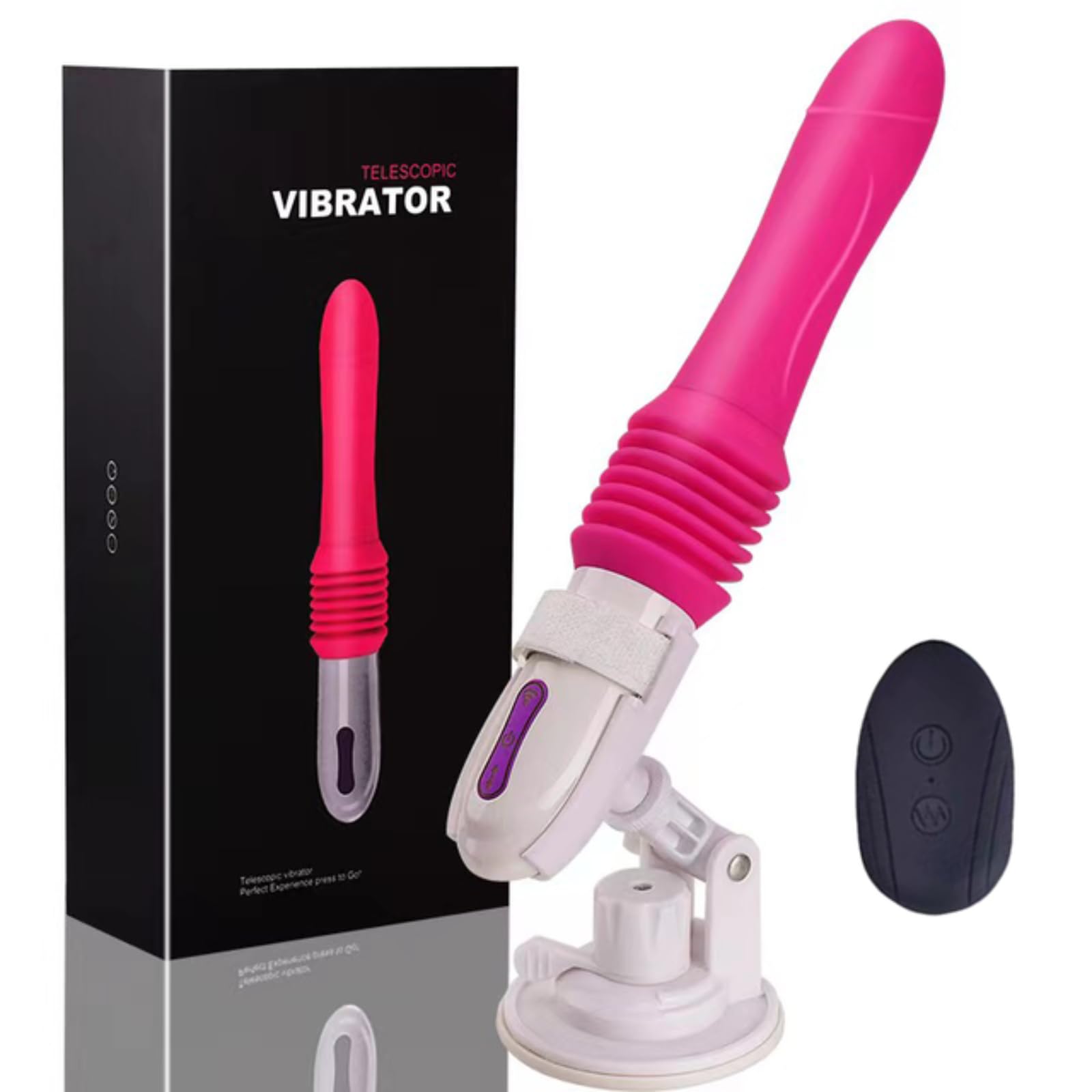 vibratore Vibratore con vibratore a spinta telecomandato, vibratore retrattile automatico a punto G con giocattolo sessuale a tazza Per Orgasmo femminile