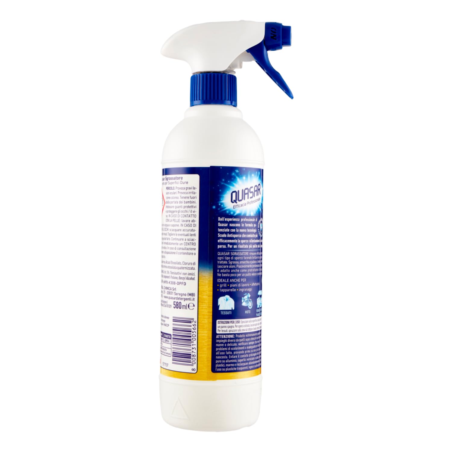 Sgrassatore Extrarapido per Cucina e Superfici – 580 ml – Variazioni 4/8/12 Pezzi (12)