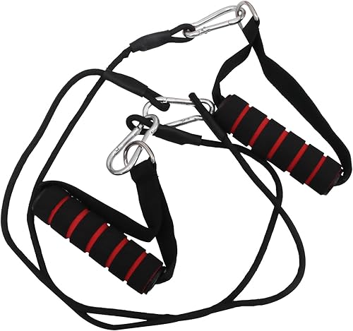 Miniatura 7 de BESPORTBLE Cable de polea de fitness, cuerda de tríceps, cables expansores de pecho, cable de entrenamiento muscular de fuerza, accesorio de máquina