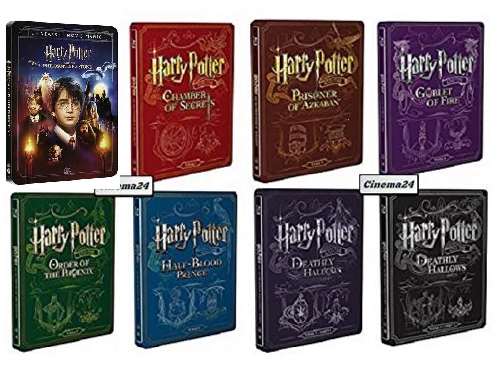HARRY POTTER - La Collezione Completa Steelbook (Saga 8 Film)