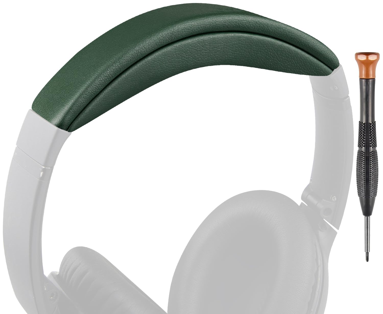 SOULWIT Replacement Headband Pad Kit for Bose QuietComfort 45 (QC45)/QuietComfort SE (QC SE)/New Quiet Comfort Wireless Headphones, Easy DIY Installation (Cypress Green)-image-24