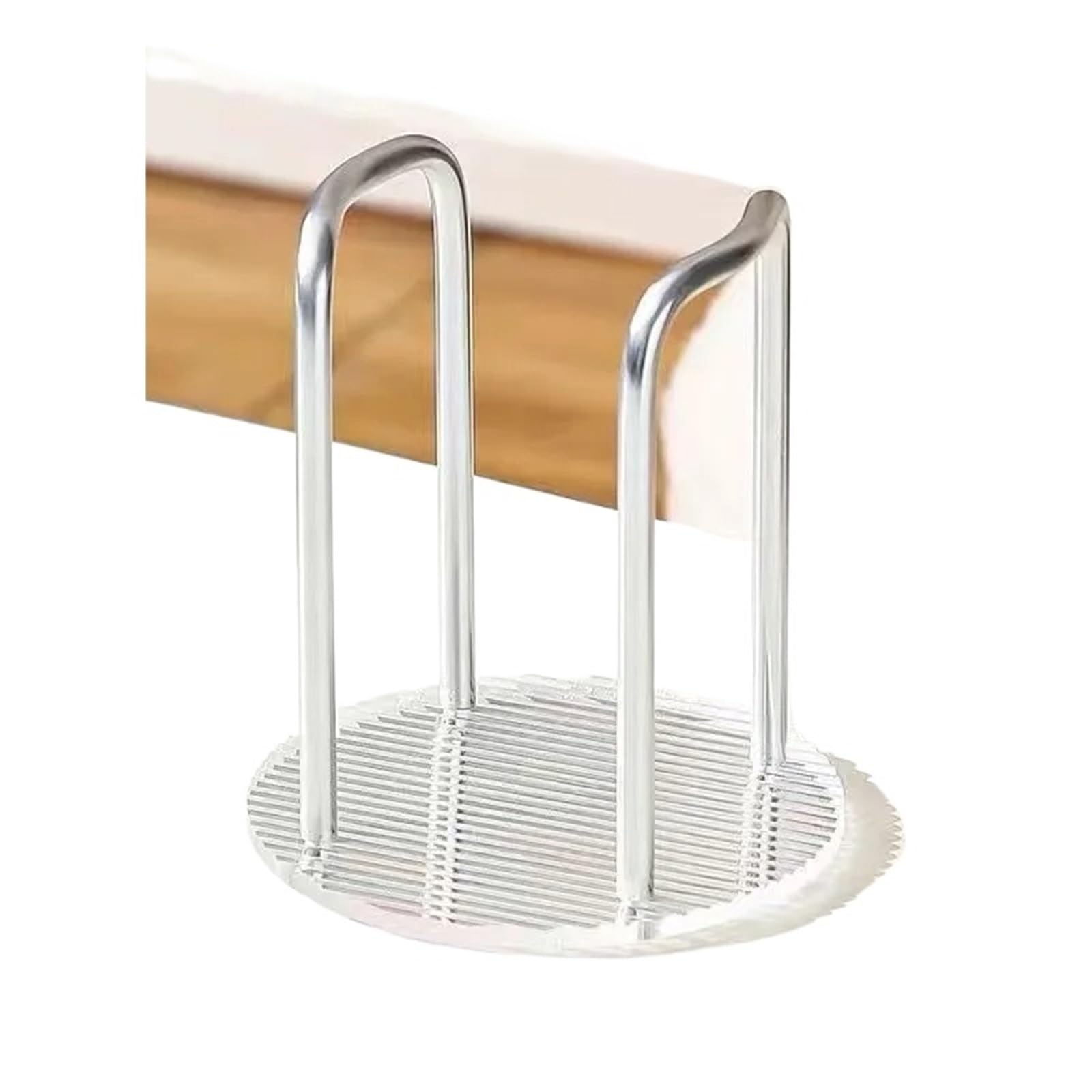 Ikfgtjre Single Cup Silver Paper Cup Holder Cup Storage Holder Water Tea Cups Dispenser Rack Shelf With Longer Stick Mug Display Stand Home Organizer For The Kitchen(Single Cup Silver)