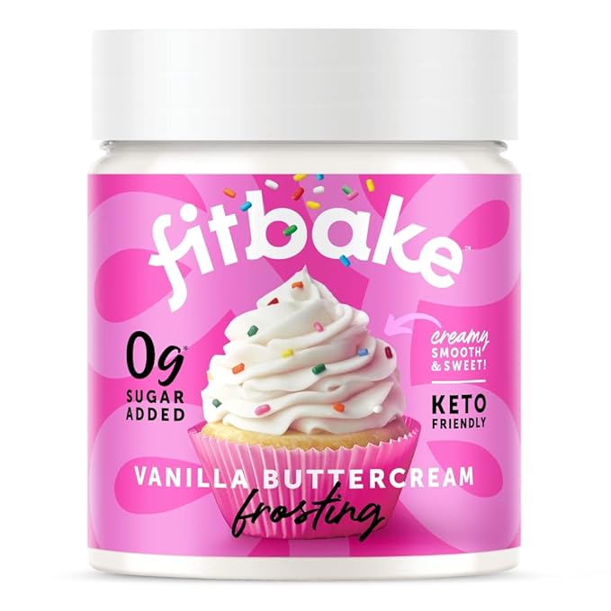 FitBake Vanilla Buttercream Frosting Keto Frosting for