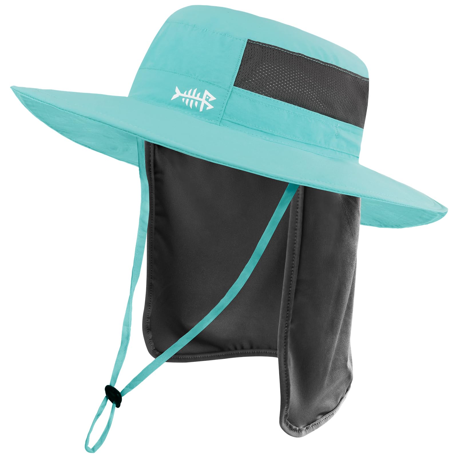 Bassdash UPF 50+ Sombrero de Pesca Solar Resistente al Agua con Solapa de Cuello Desmontable — view 30