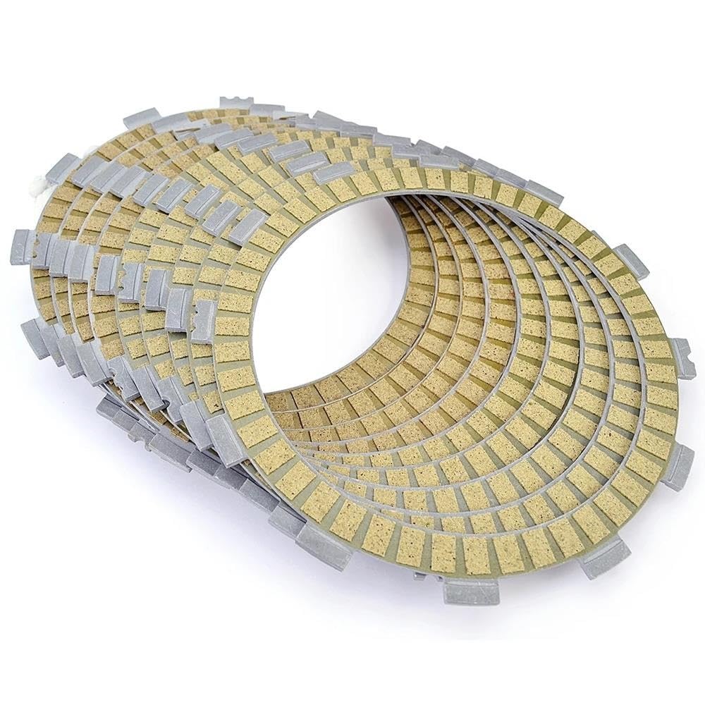 SCUUBE Kit De Placas De Fricción De Embrague A Base De Papel para Motocicleta para Yama&ha XV1600 1999-2003 XV1700 Road Star 2004-2015 Engranaje Impulsor