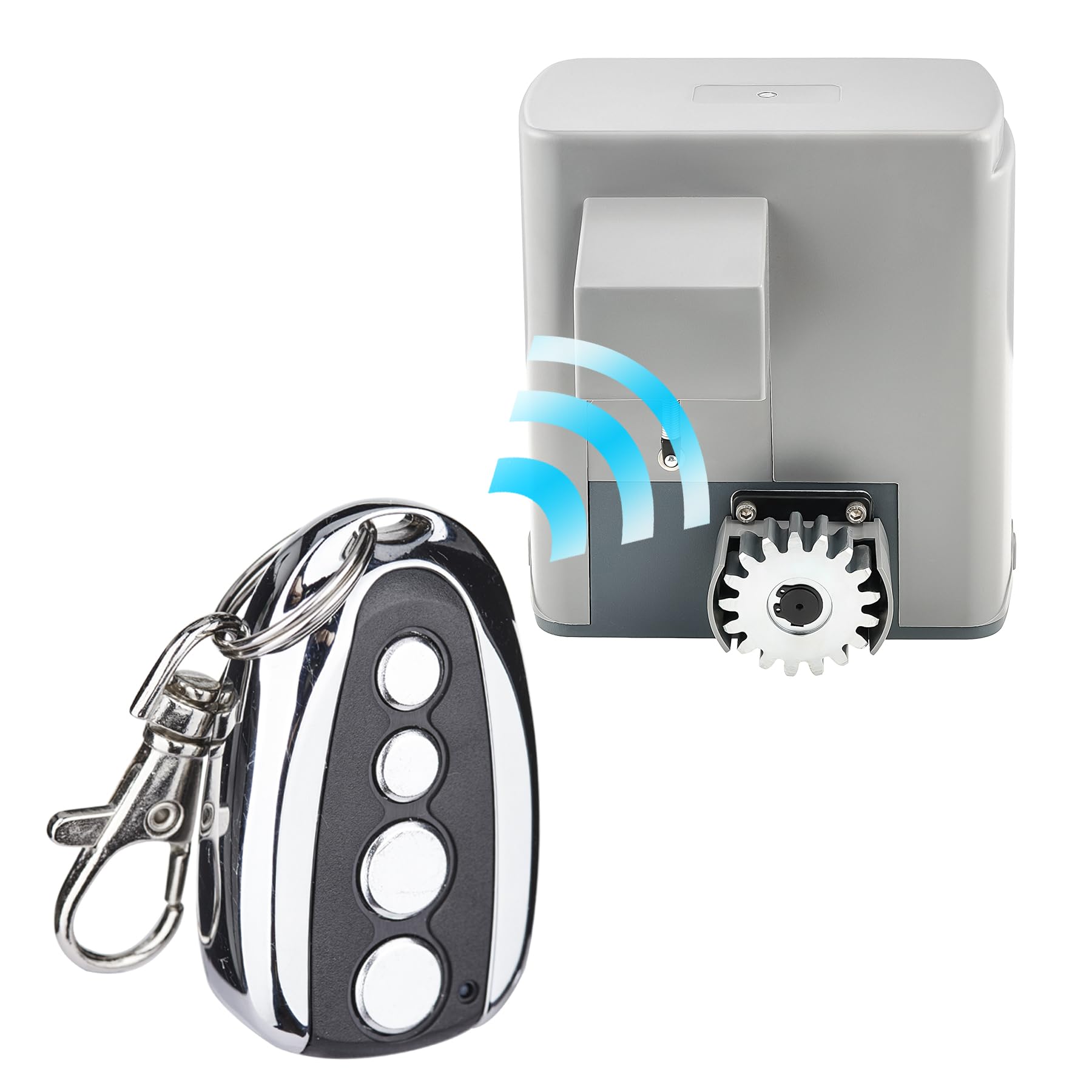 CO-Z 1PC WSR1 Mando a Distancia para Puertas Correderas hasta 30m Control Remoto para Puerta Corredera y Puerta Batiente de CO-Z