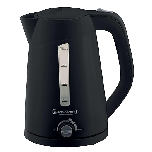 BLACK+DECKER Chaleira Elétrica com Controle de Temperatura, Ideal para Aquecer Bebidas, Modelo K2200, 110V