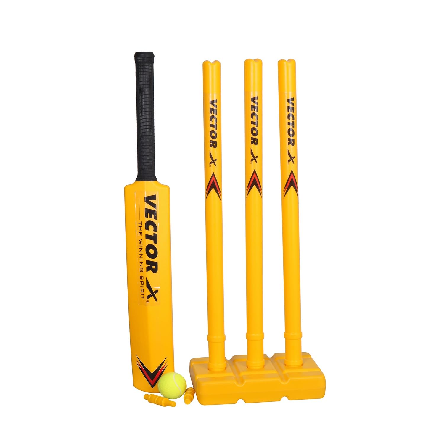Vector X VT-9304 Plastic Cricket Set - Includes 1 Bat, 1 Soft Ball
