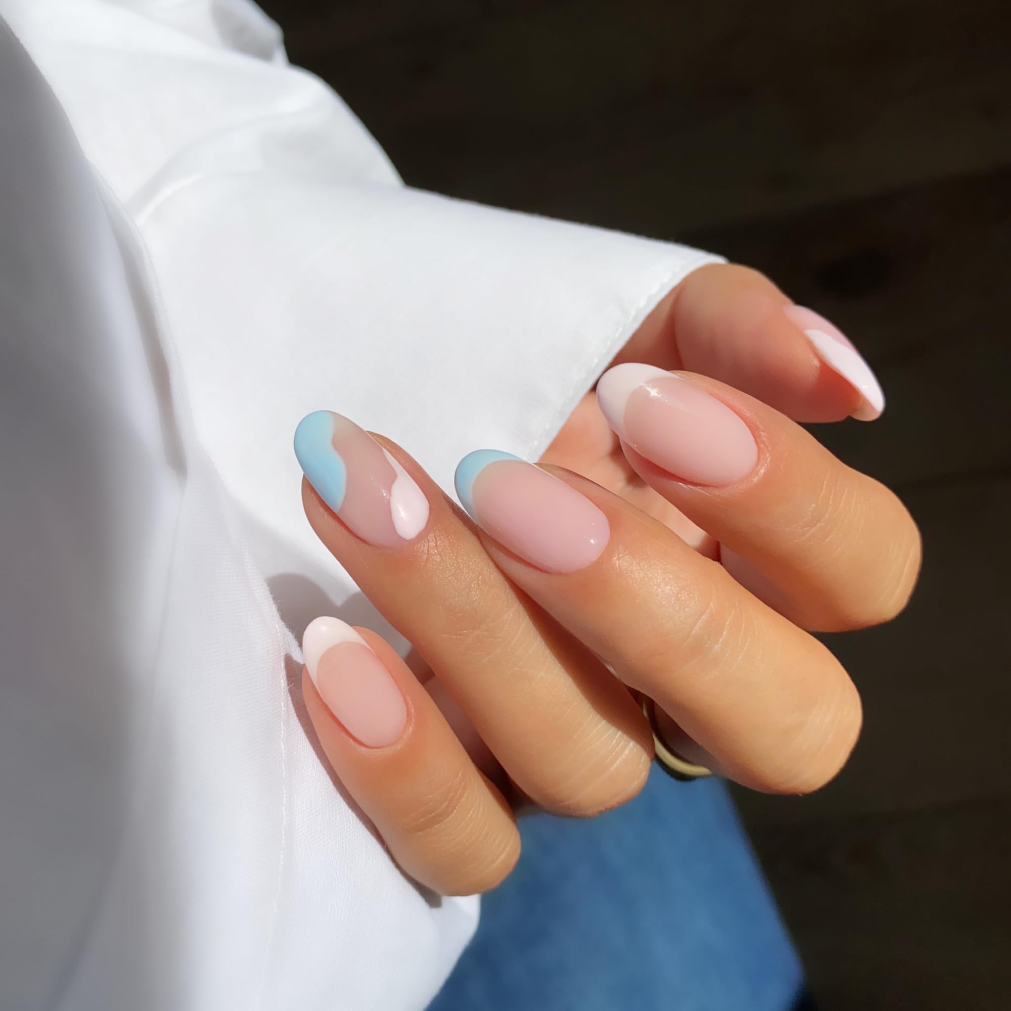 Semilac Vernis à ongles gels semi-permanents UV 385 Pastel Pink Sky 7ml - 4
